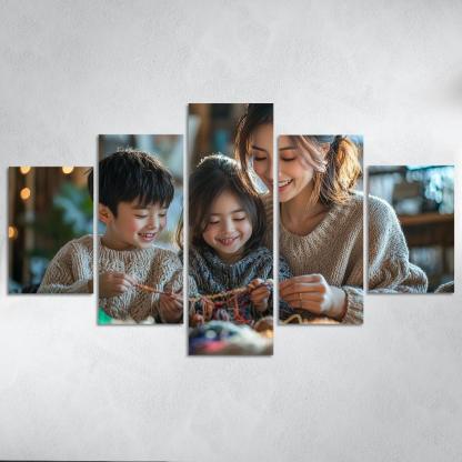 The Threads Of Life A Mothers Unbreakable Bond Canvas Paintings Frame