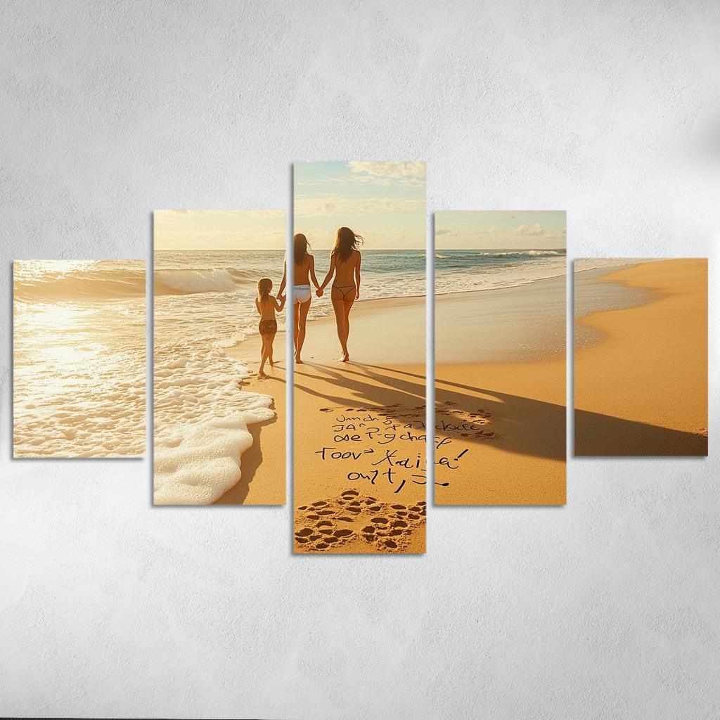 Footprints In The Sand A Mothers Journey One-piece Frames