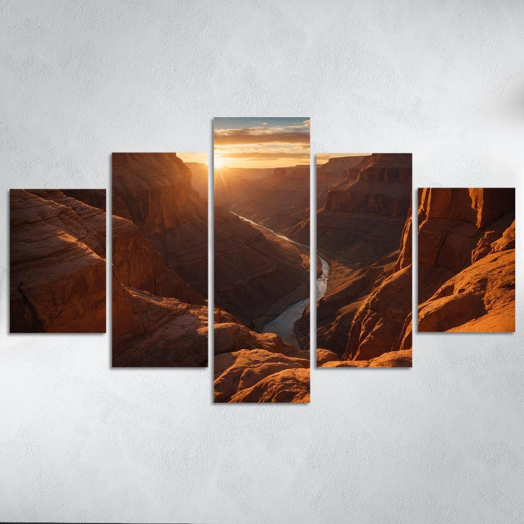 The Enigmatic Canyons Of Sunset Shadows Art Trends