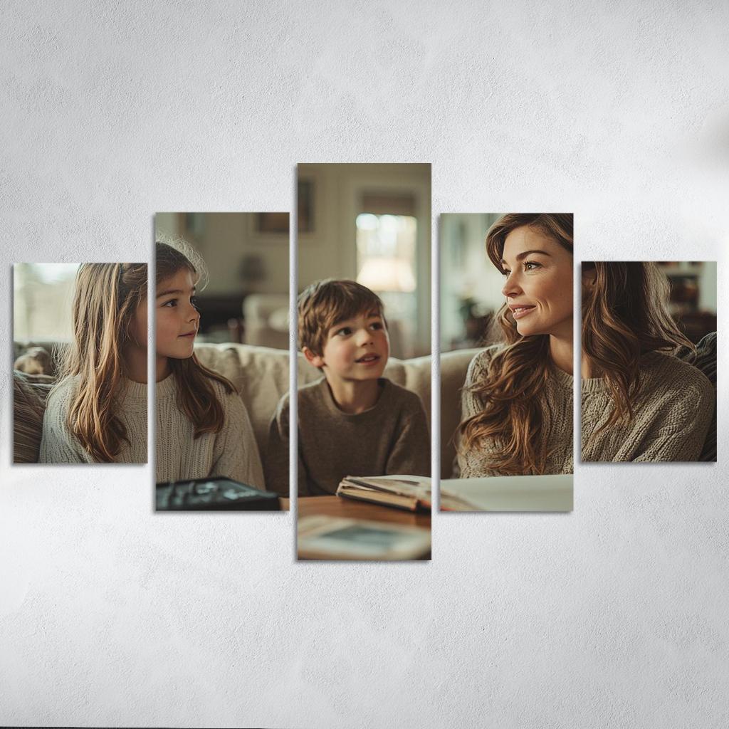 Echoes Of Love A Mothers Enduring Voice Custom Paintings Frame