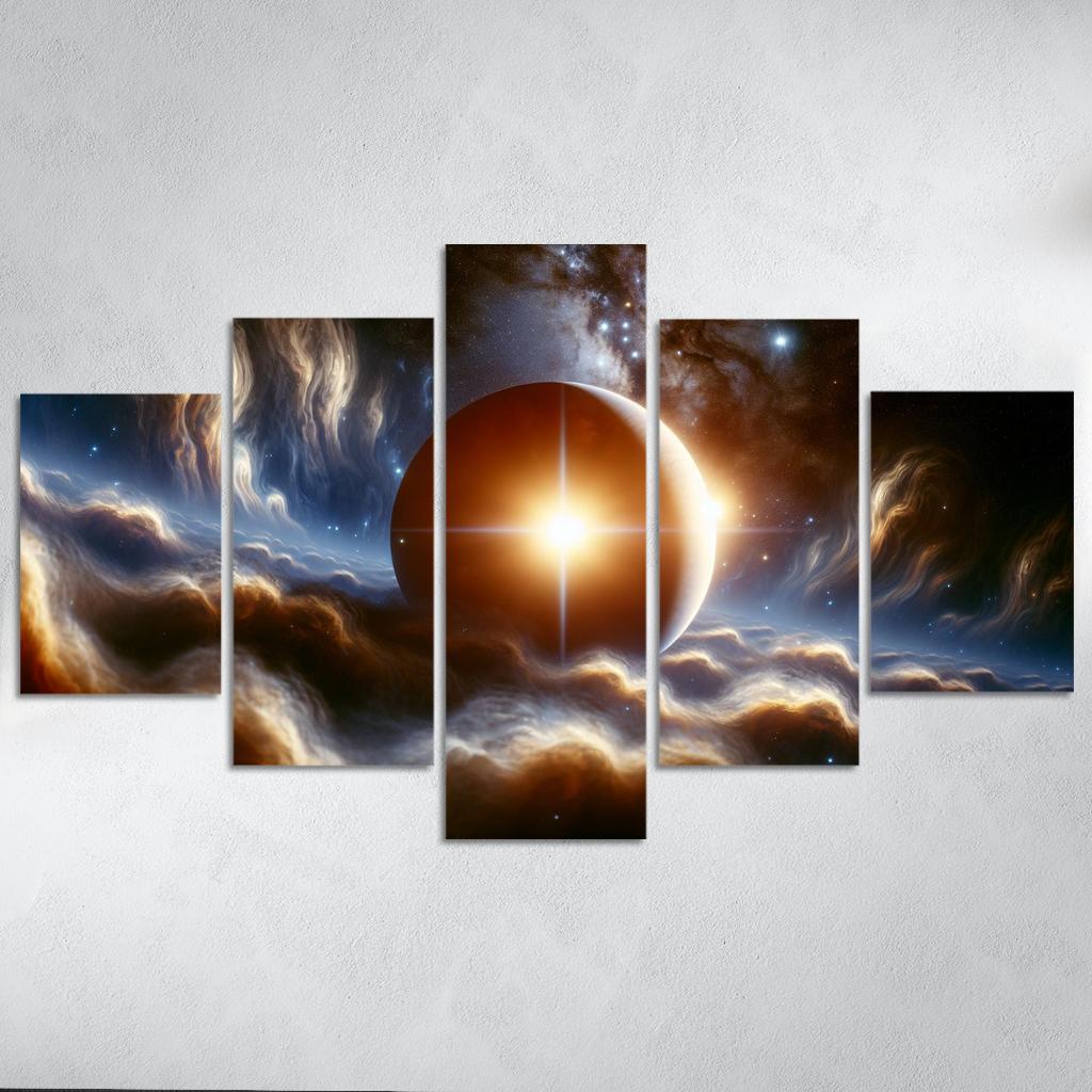 The Fascinating World Of Brown Dwarfs Abstract Paintings Frame