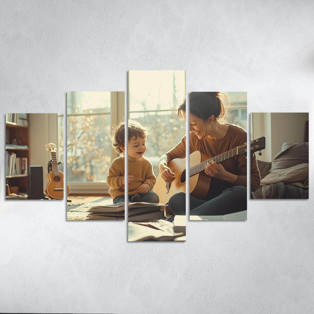 Heartstrings The Music Of Love Custom Paintings Frame