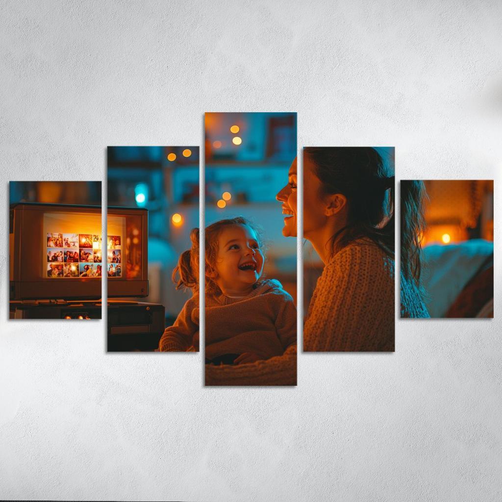 Cinematic Memories The Movie Of Life Custom Paintings Frame