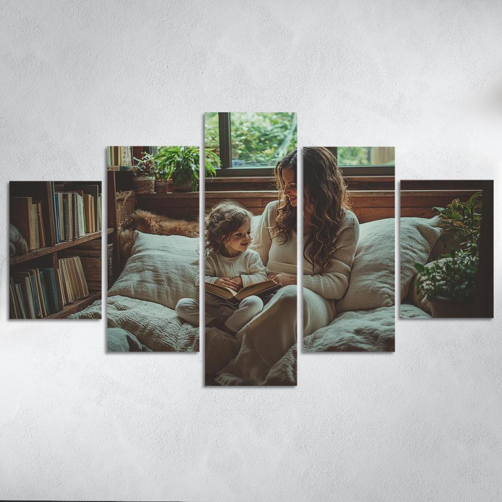The Gentle Whisper Of Love A Mothers Voice Canvas Paintings Frame
