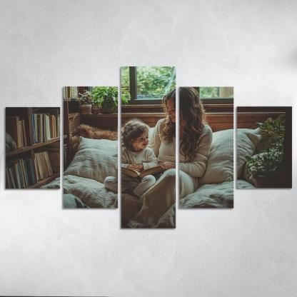 The Gentle Whisper Of Love A Mothers Voice Canvas Paintings Frame