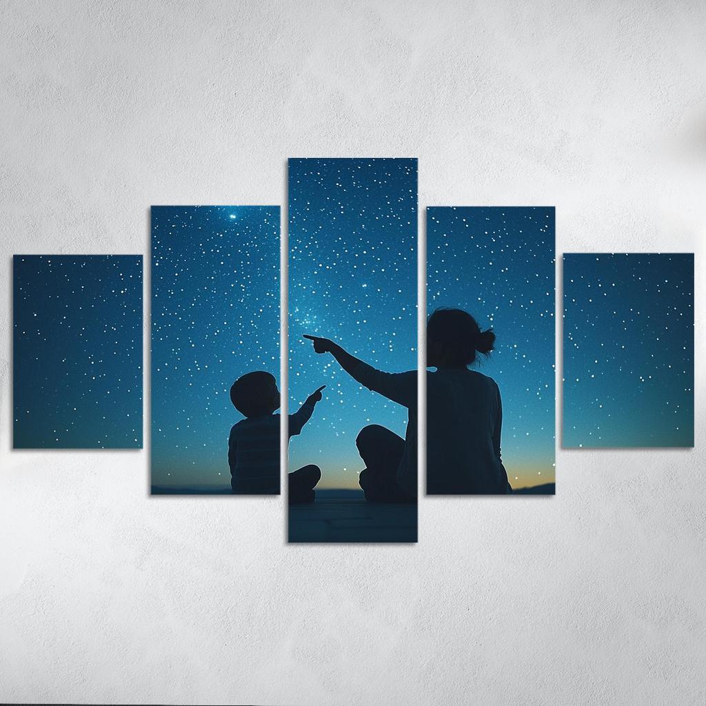 Guiding Stars Lessons In The Night Custom Paintings Frame