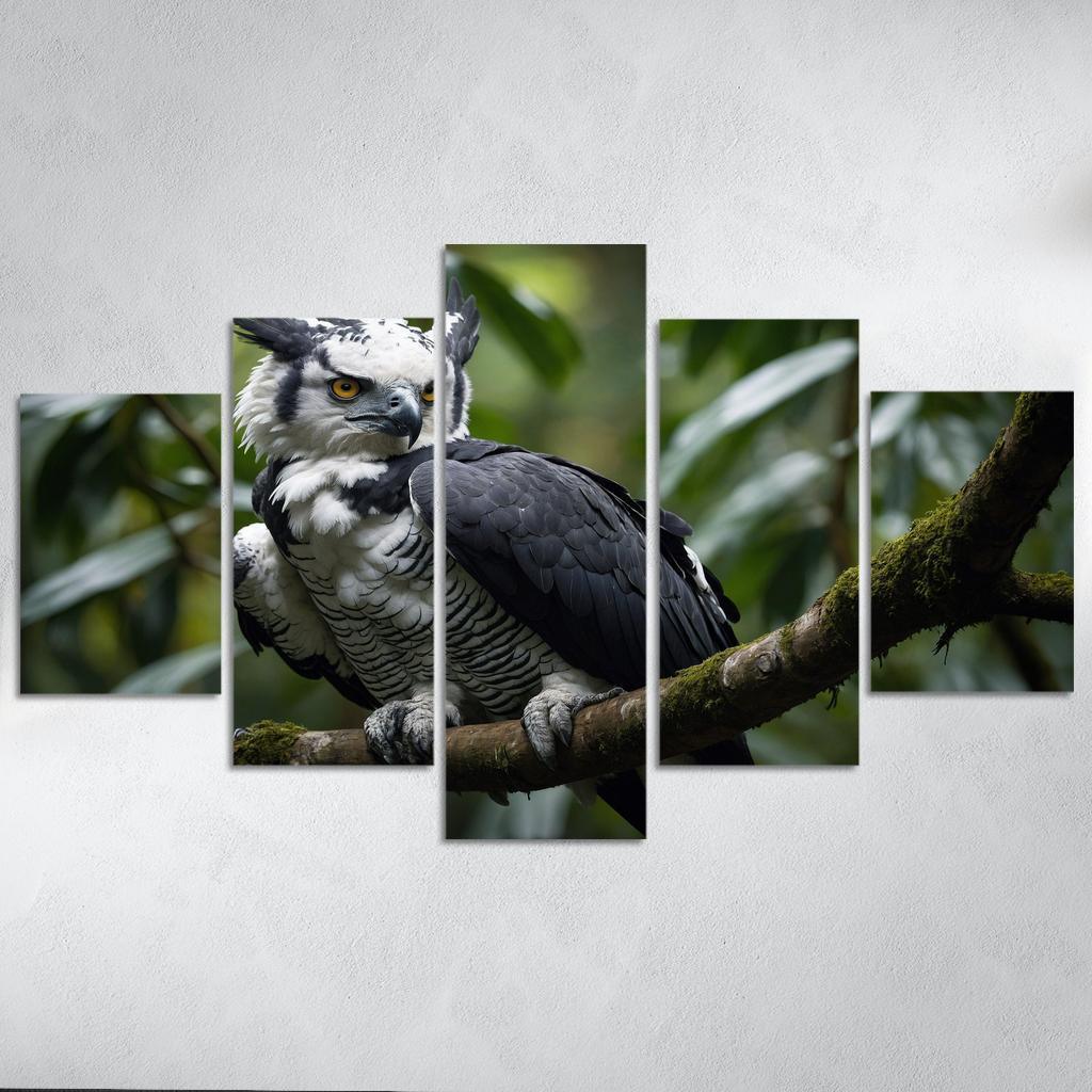 The Regal Harpy Eagle The Forest Monarch Custom Paintings Frame