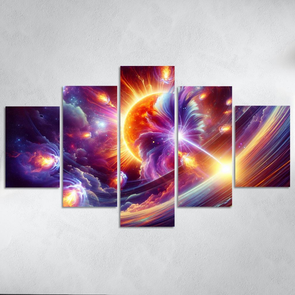 The Allure Of Space Weather Abstract Paintings Frame