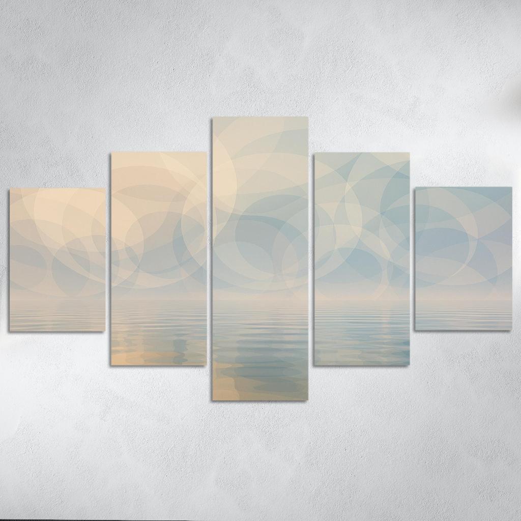 Harbor Of Infinite Reflections Premium Artwork Frames