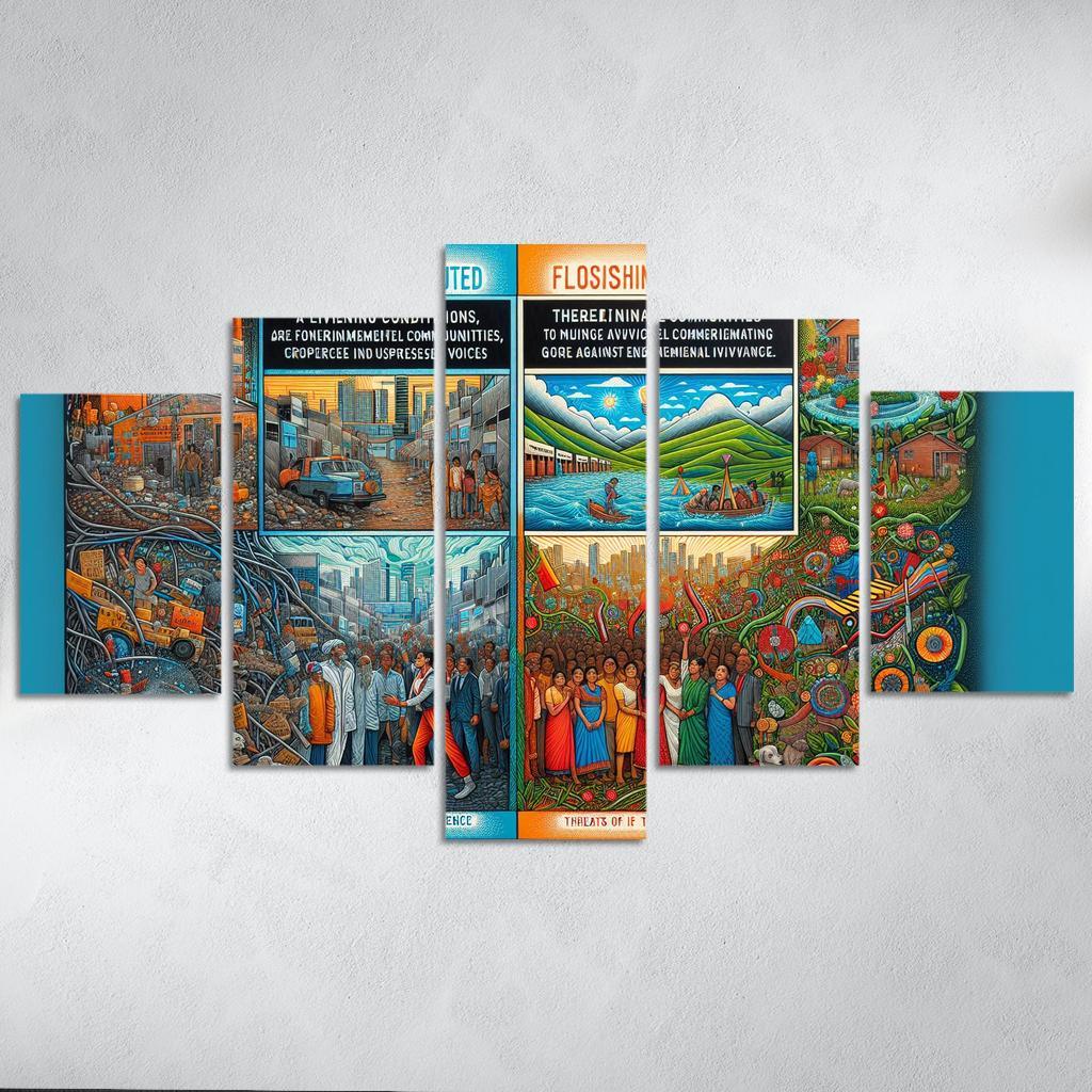 Healing Our Planet A Call For Environmental Justice Multi-panel Paintings