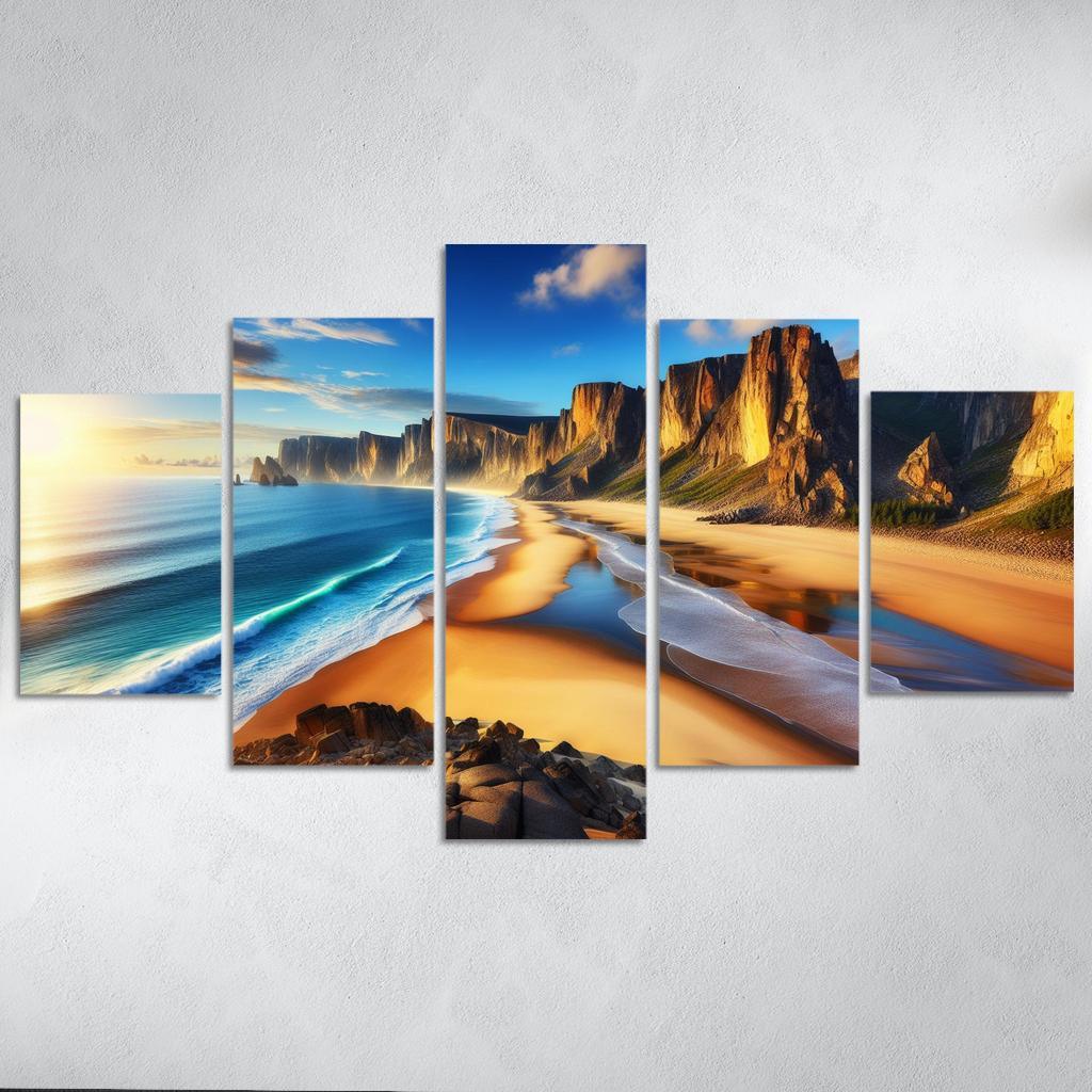 Majestic Waters A Coastal Retreat Custom Paintings Frame