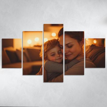 Caring Hands The Touch Of A Mother Canvas Paintings Frame
