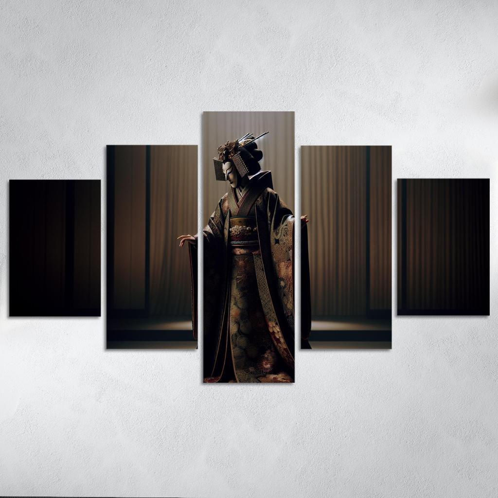 Noh The Classical Japanese Theatre Modern Paintings Frame