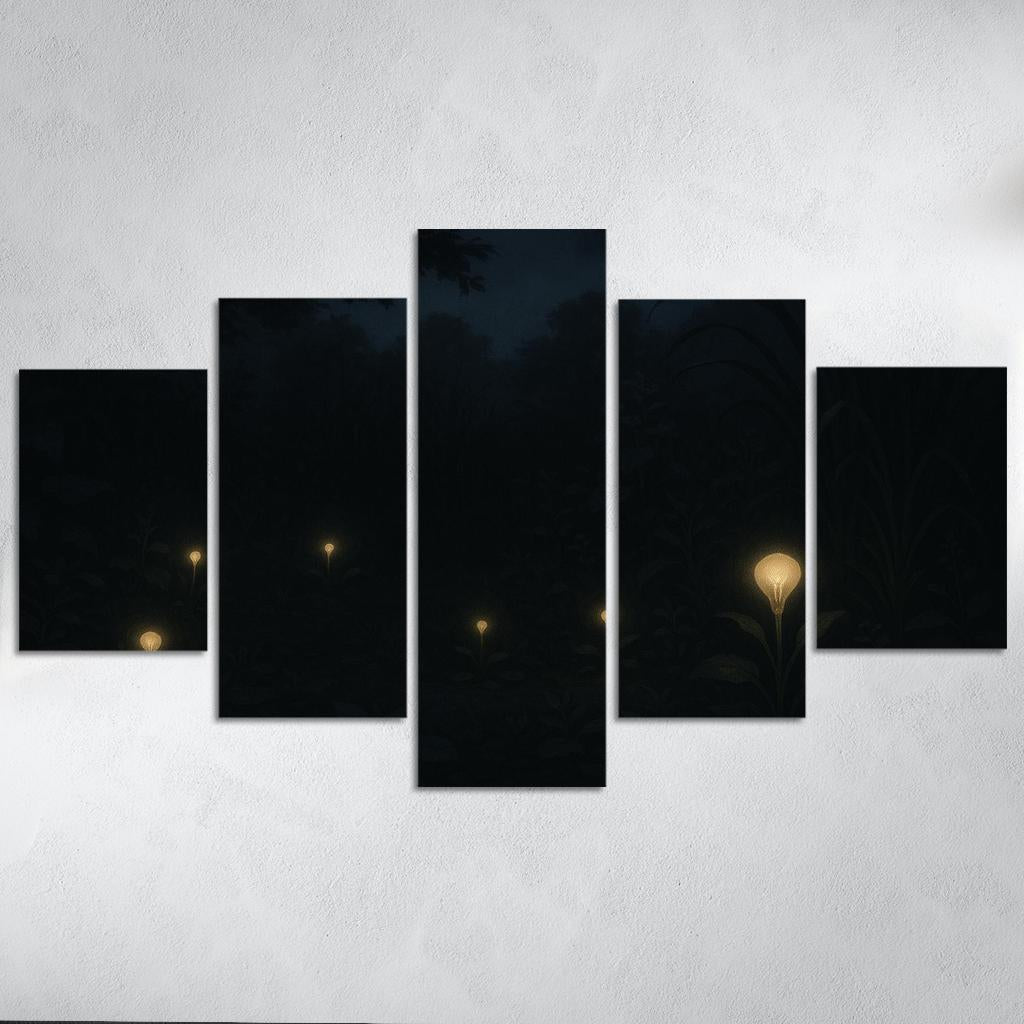 Garden Of Eclipsed Thoughts Oil Paintings Frame