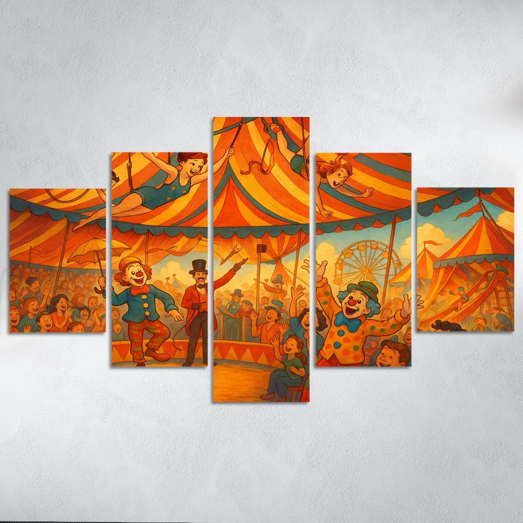 Circus Carnival - Fun Fair Adventure Framed Paintings