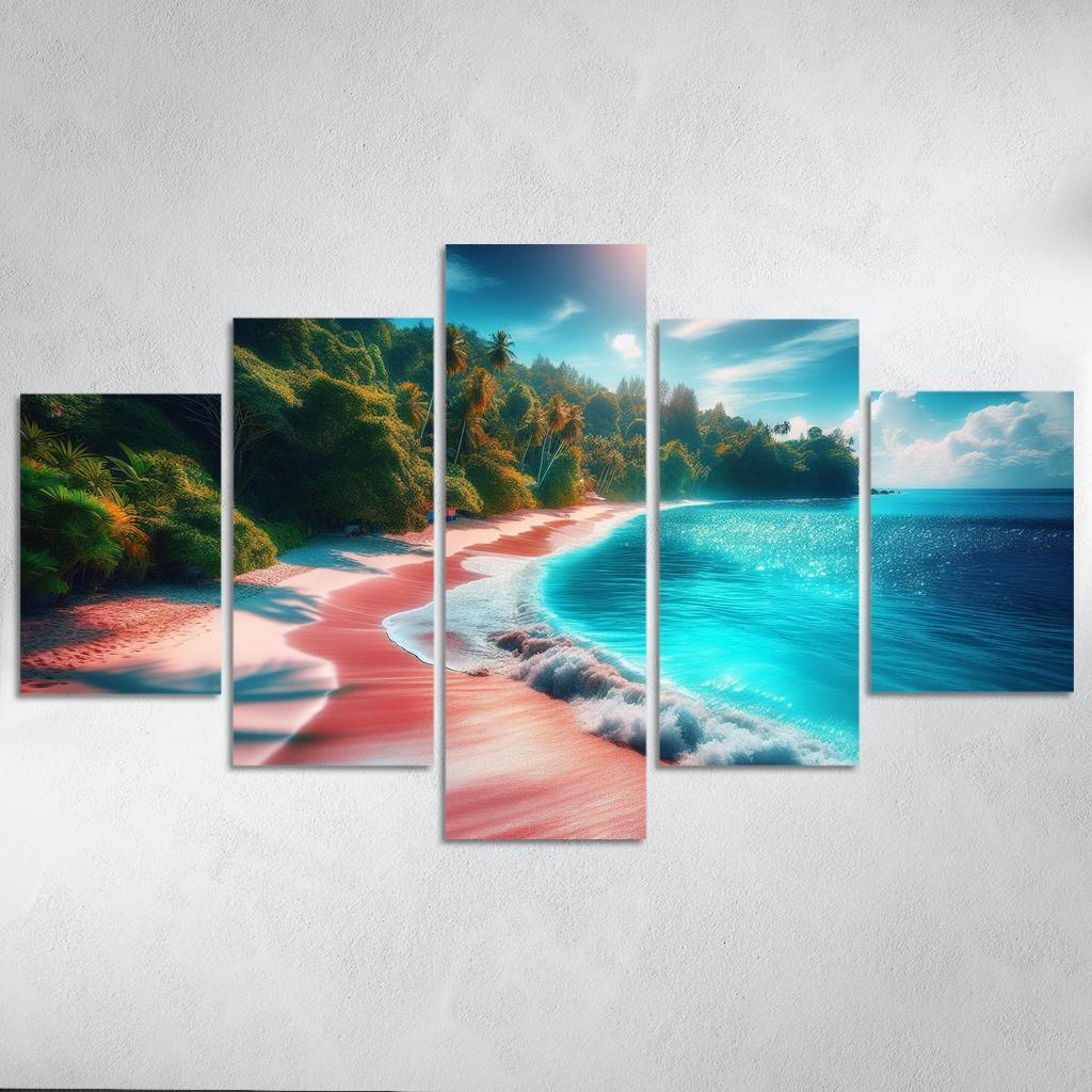 Hidden Oasis Tranquil Waters And Lush Landscapes Premium Artwork Frames