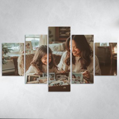 Moments Of Connection A Mothers Heartbeat Custom Paintings Frame