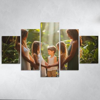 An Unbroken Circle A Mothers Enduring Love Canvas Paintings Frame