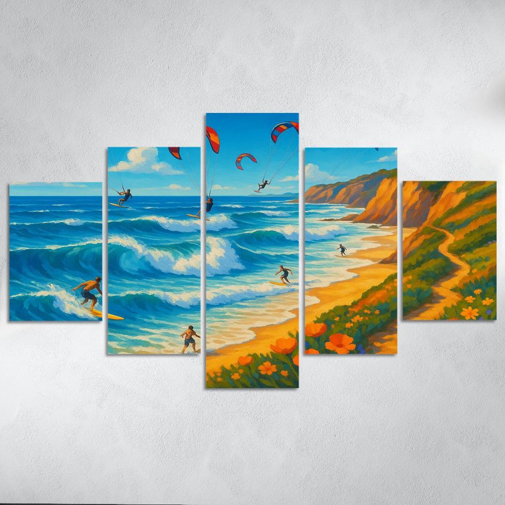 Azure Horizon Adventure Beach For Thrill Seekers One-piece Frames