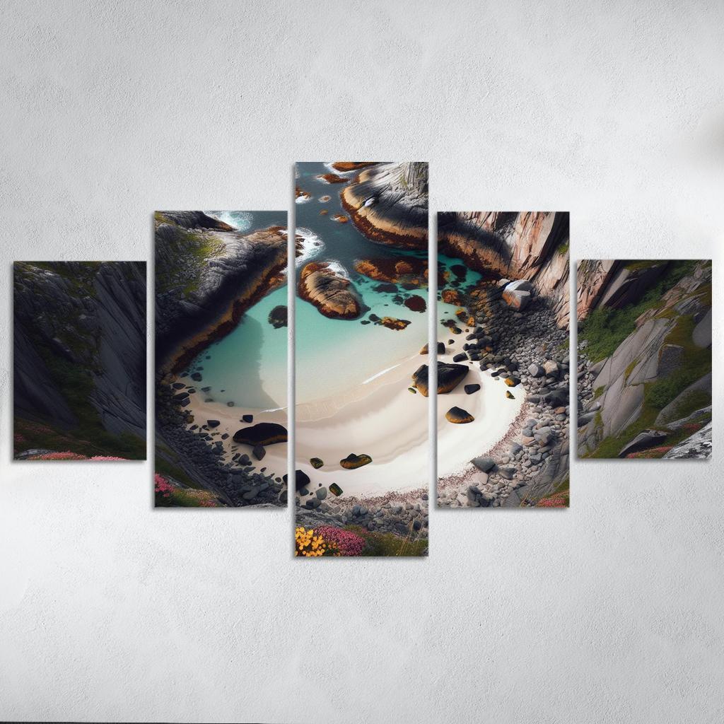 Hidden Gem Beach Premium Artwork Frames