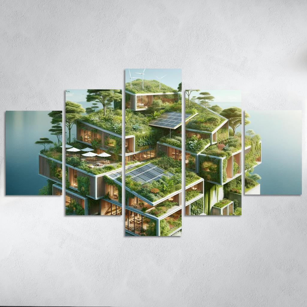 Symbiotic Architecture Custom Paintings Frame