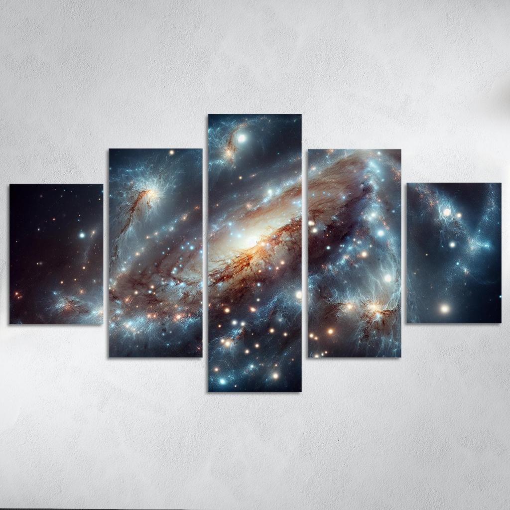 The Enigmatic Life Of Cosmic Dust Abstract Paintings Frame