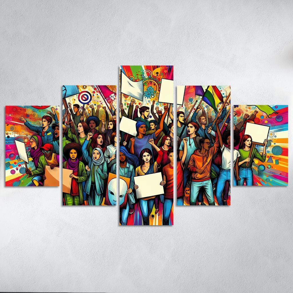 Youth Voices The Power Of Future Generations Multi-panel Paintings