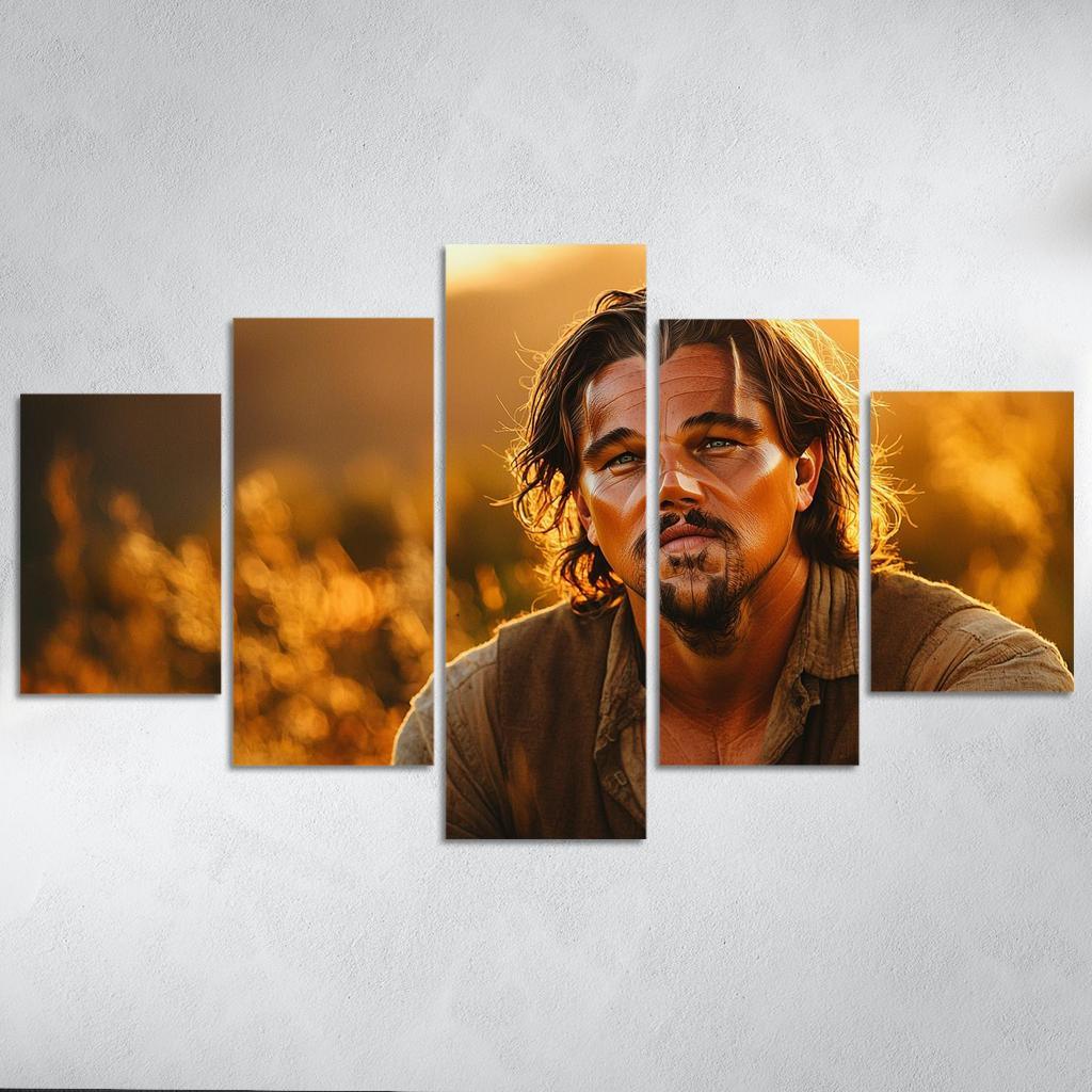 Leonardo Dicaprio Chasing Dreams Beyond Titanic Waters Framed Paintings