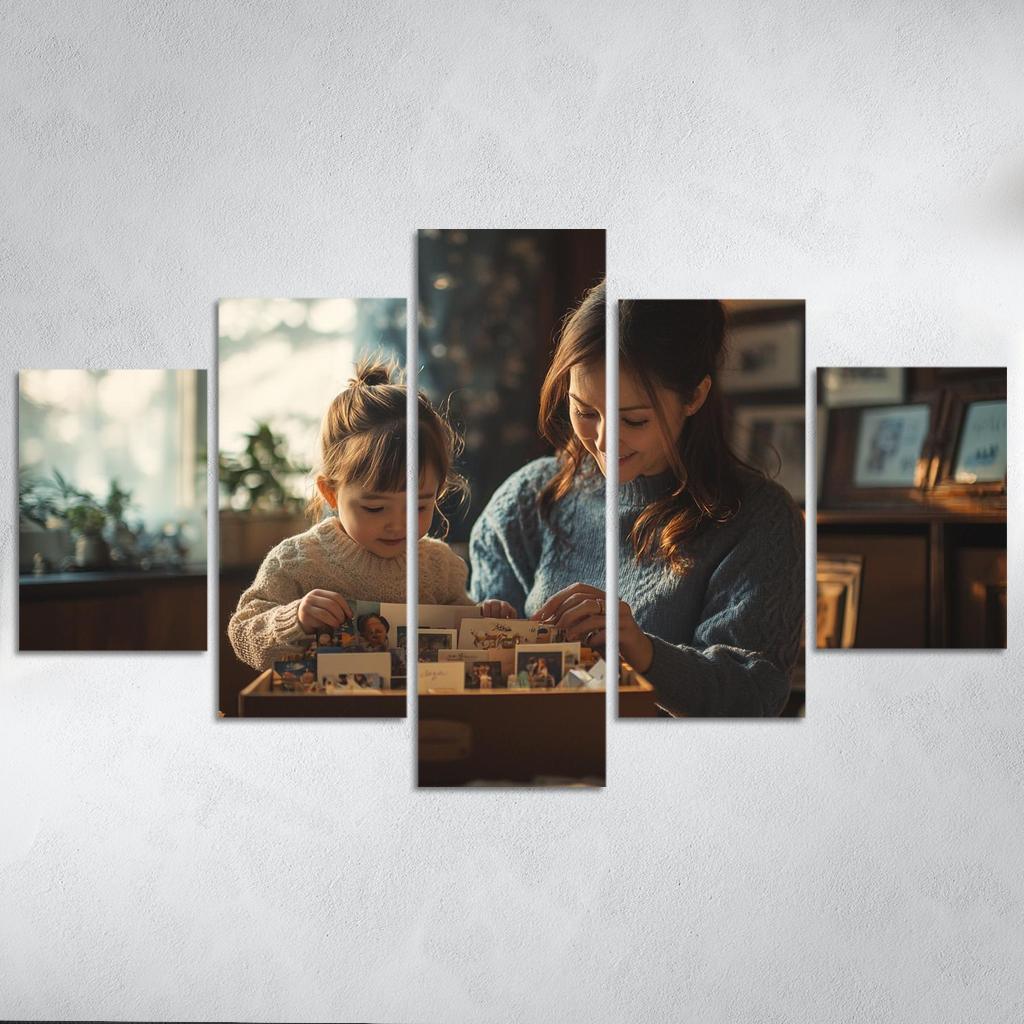 Treasured Moments A Mothers Keepsake Canvas Paintings Frame