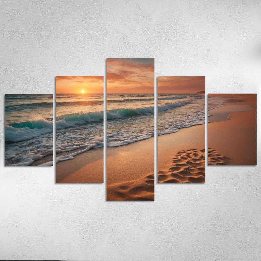 The Enchanted Shores Of Golden Dunes Art Trends