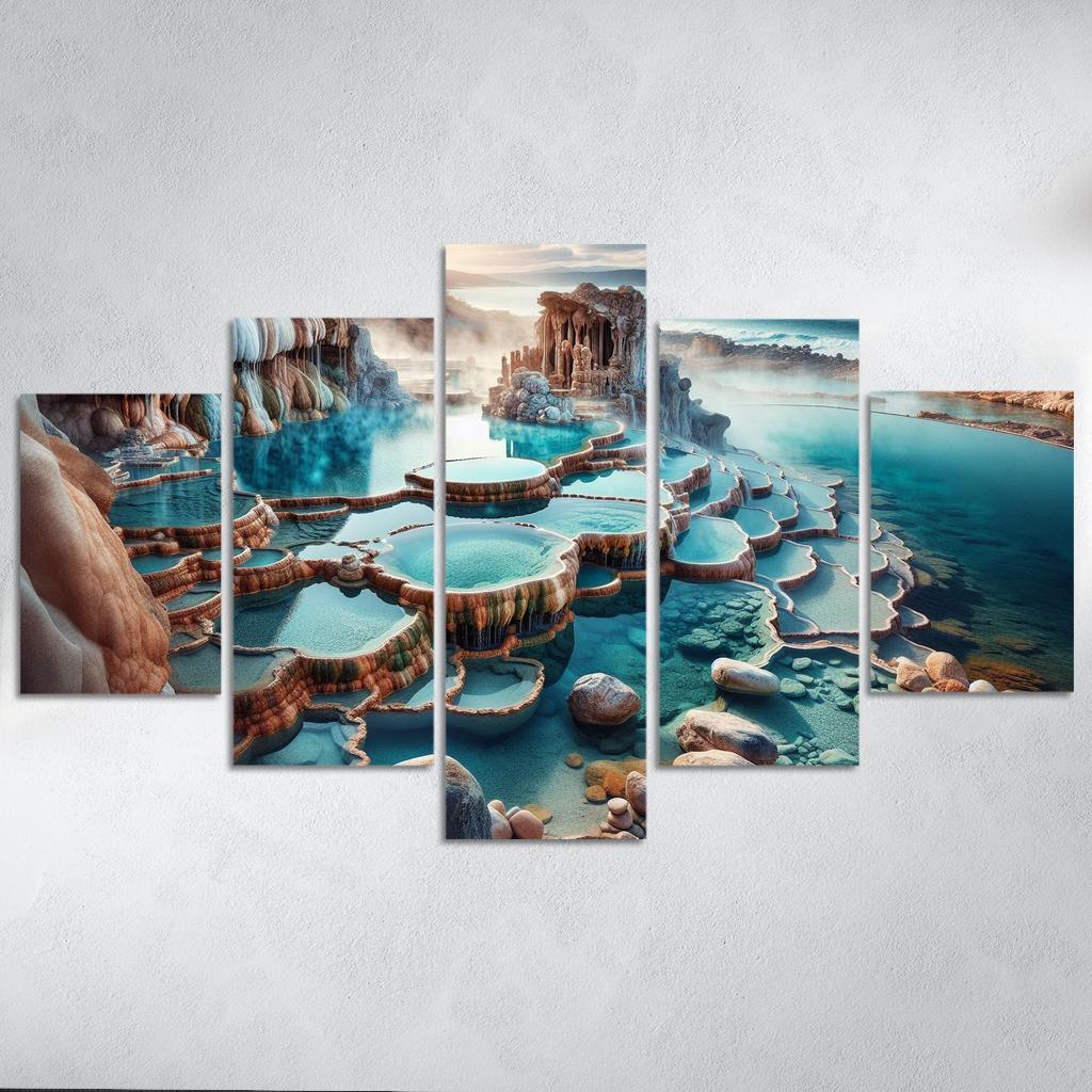 Blue Lagoon Natural Thermal Springs Premium Artwork Frames