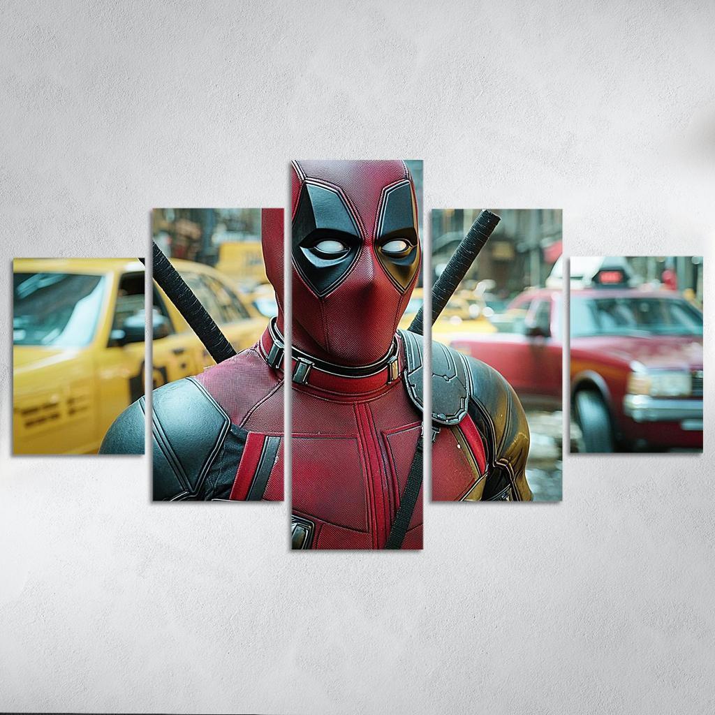 Ryan Reynolds The Merc With A Heart Of Gold Framed Paintings