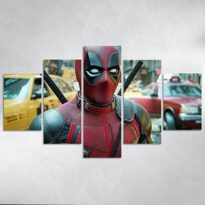 Ryan Reynolds The Merc With A Heart Of Gold Framed Paintings