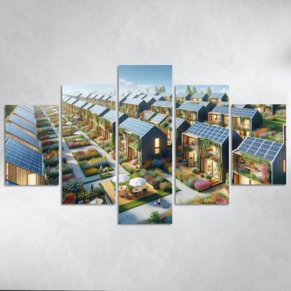 Smart Modular Housing Custom Paintings Frame