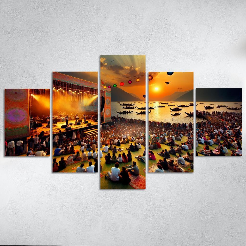 Montreux Jazz Festival - Switzerland Framed Paintings