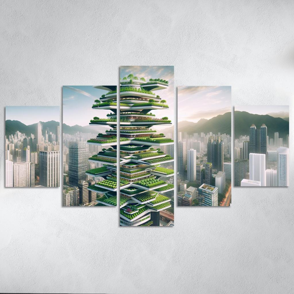 Vertical Farms As Architecture Custom Paintings Frame