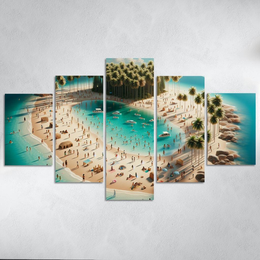 Crystal Waters Oasis Modern Paintings Frame