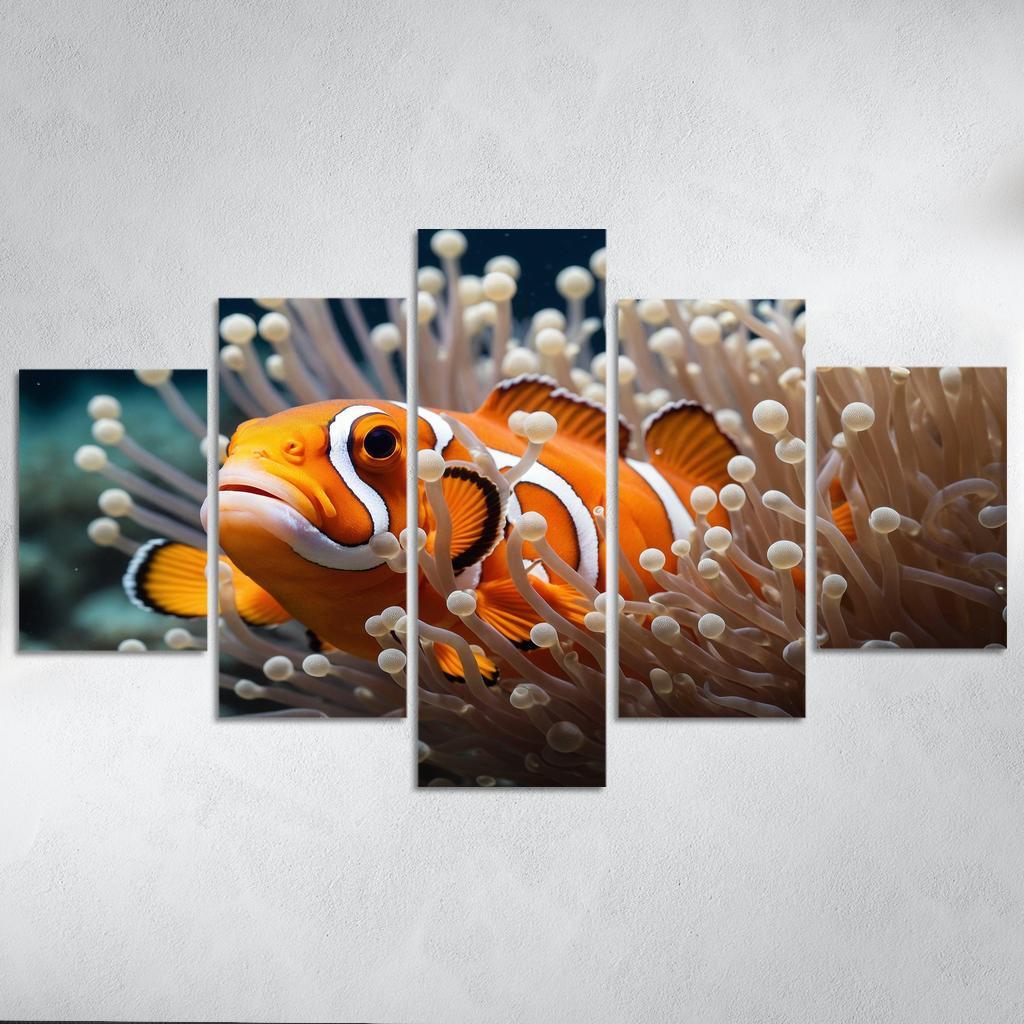 The Spectacular Clownfish Multi-panel Paintings