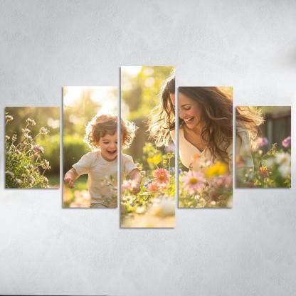Sunlit Moments Embracing Daylight With Love Custom Paintings Frame