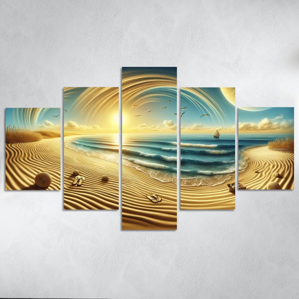 Serenity Sands Beach Premium Artwork Frames