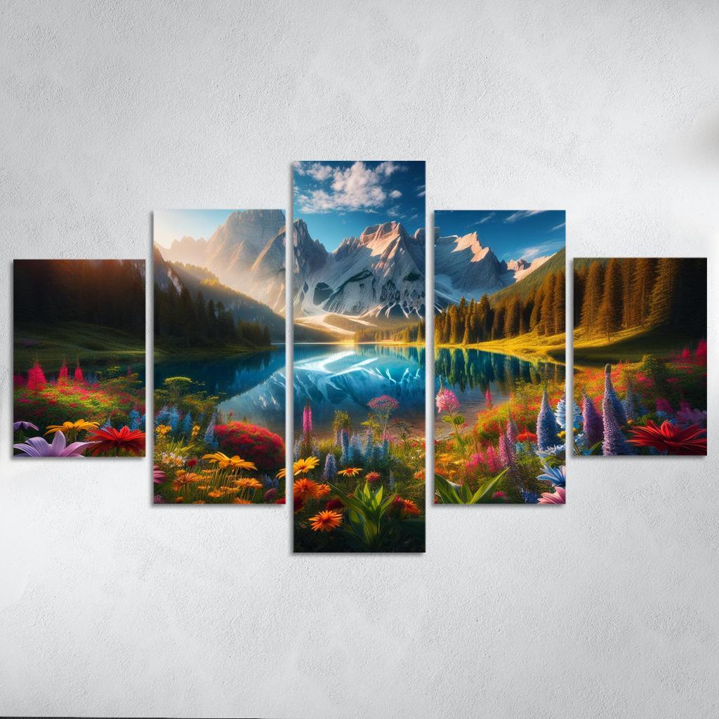 A Tribute To Our Planet Modern Paintings Frame