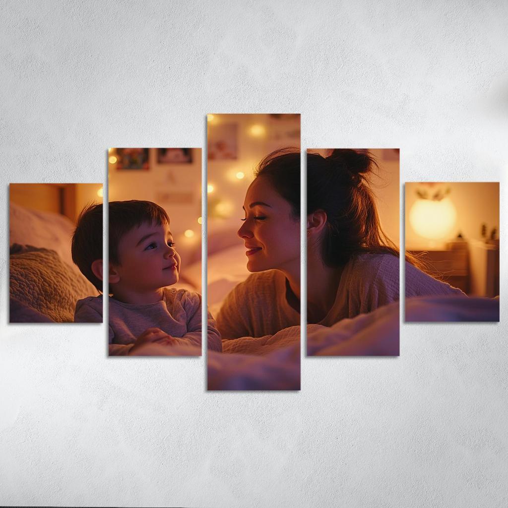 The Sound Of Her Voice A Mothers Melody Modern Paintings Frame