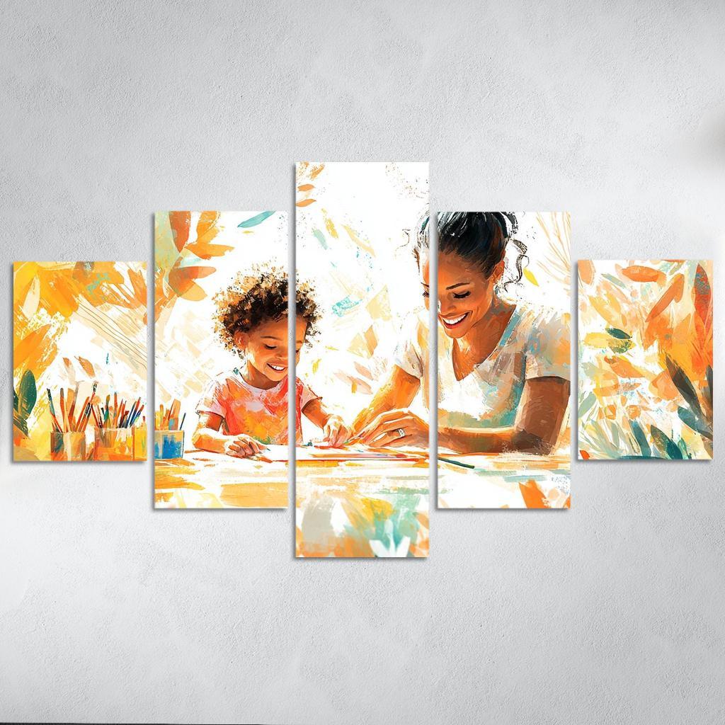 The Fire Of Passion A Mothers Inspiration Custom Paintings Frame