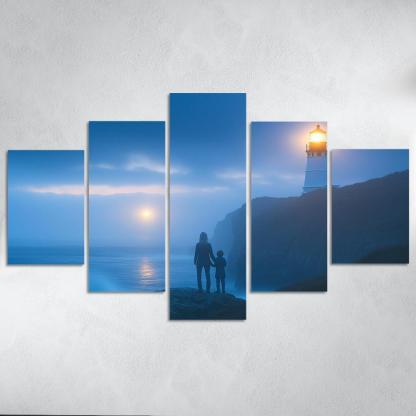 The Lighthouse Of Love Guiding Through Storms One-piece Frames