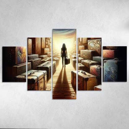 Voices Of Resilience The Refugee Experience Multi-panel Paintings