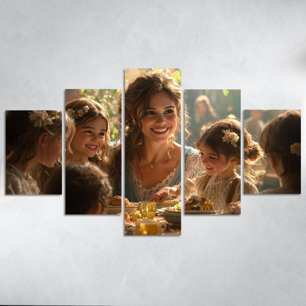 The Heartbeat Of The Family A Mothers Love Custom Paintings Frame