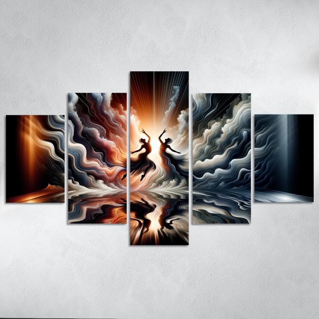 Dance Of Shadows And Light Premium Artwork Frames