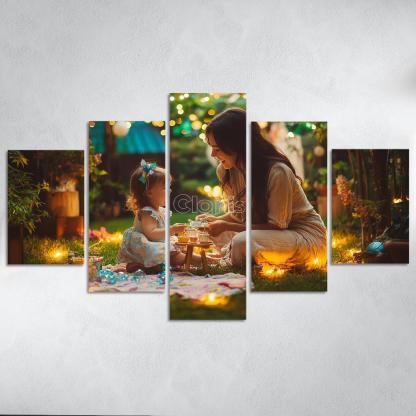 Moments Of Magic A Mothers Enchantment Custom Paintings Frame