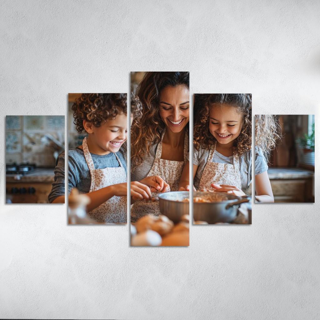 The Heart Of The Home A Mothers Loving Embrace Custom Paintings Frame