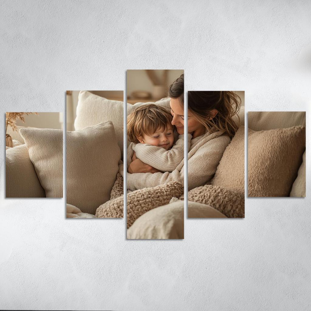 Cocoon Of Comfort A Mothers Safe Haven Custom Paintings Frame